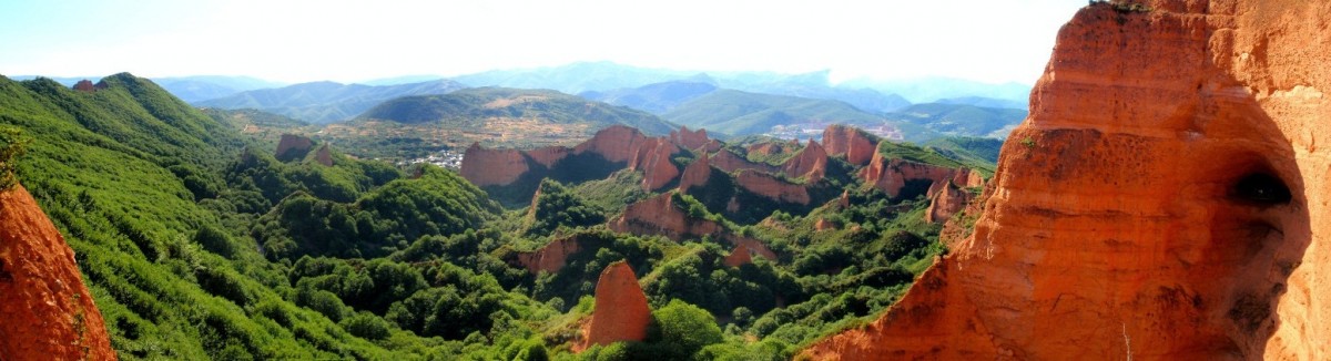 Panorámica de las médulas