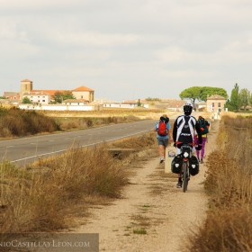 Peregrinos, a pie o en bici