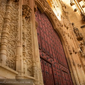 Puerta lateral de la Catedral de Salamanca