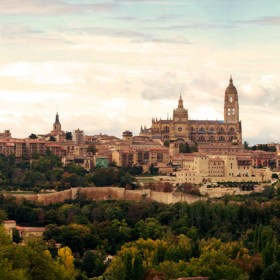 panorámica de Segovia